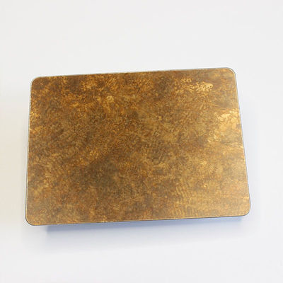Плита катушки толщины античного декоративного волосяного покрова золотая 4mm листа нержавеющей стали бронзового