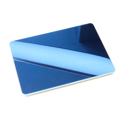 Сапфировый синий цвет зеркало нержавеющая сталь листовой мельницы край
