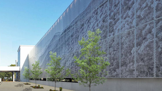 Стильный пефорированный лист нержавеющей стали для архитектурных дизайнов
