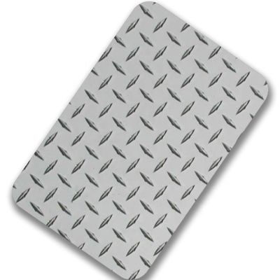 Плита листа нержавеющей стали 4x8 анти- скольжения Checkered 1.5mm 2.0mm проштемпелеванная