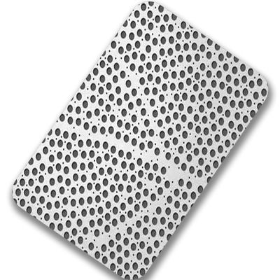 201 горячекатаная пефорированная панель нержавеющей стали металлического листа 4x8 4x10 2mm пефорированная
