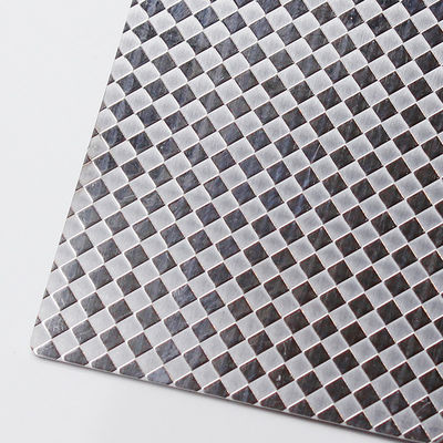 Металлическая бриллиантовая отделка рельефная листовка из нержавеющей стали толщина 3,0 мм