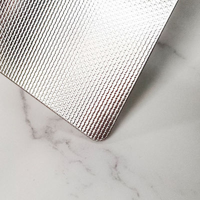 BA Finish Embossed Stainless Steel Sheet Metal With 5WL Pattern 0.2mm Thickness (Окончательное изготовление из рельефной нержавеющей стали с толщиной 0,2 мм)