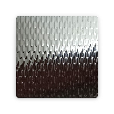 304 316 2B/BA Окончание Эмбоссинг 2WL Текстурированная металлическая плита Тканеная текстура Шаблон нержавеющей стали