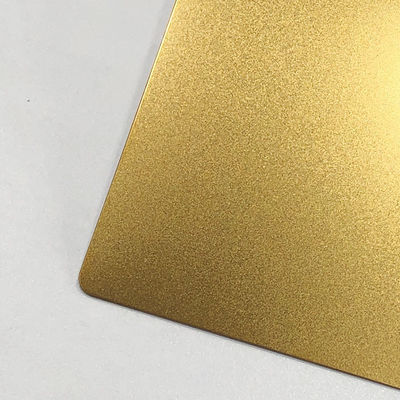 шарик цвета золота листа нержавеющей стали 0.5mm декоративный взорвал стандарт JIS