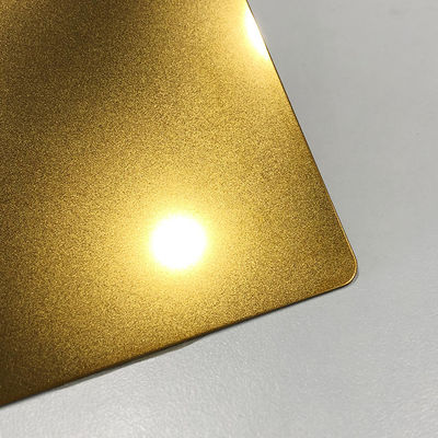 шарик цвета золота листа нержавеющей стали 0.5mm декоративный взорвал стандарт JIS