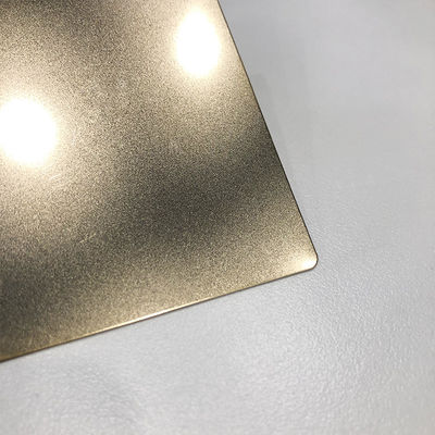 Противоотпечатки пальцев Титановый листок из нержавеющей стали 304 Цветная металлическая плита