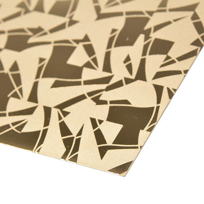 Лист вырезывания металла нержавеющей стали покрытия цвета 201 PVD вытравляя картину 4x8 для оформления панели стены