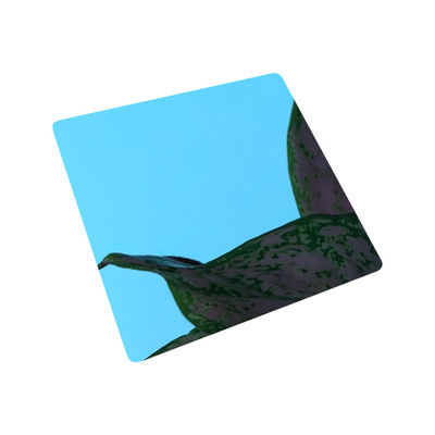 Сапфировый синий цвет зеркало нержавеющая сталь листовой мельницы край