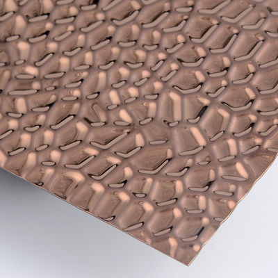 Розовым плита проштемпелеванная зеркалом 3D золота 304 делает по образцу нержавеющую сталь Matel для KTV