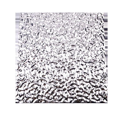 3.0mm проштемпелеванное искусство Patten волны пульсации воды листа нержавеющей стали серебряное для оформления потолка аэропорта