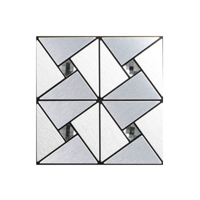 304 плитка мозаики нержавеющей стали толщины 3D 0.8mm для оформления стены кухни
