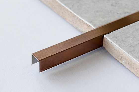 нержавеющая сталь 2mm вне угловой отделки края металла отделки для керамической плитки