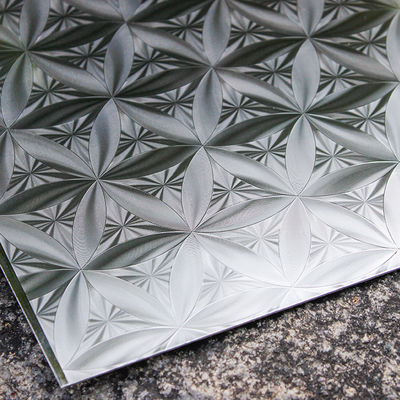 Выбитый декоративный лист нержавеющей стали 3D для панели стены