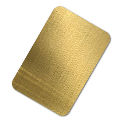 хорошая цена Покрытое золото плиты листа нержавеющей стали 304 отпечатка пальцев финиша волосяного покрова анти- онлайн