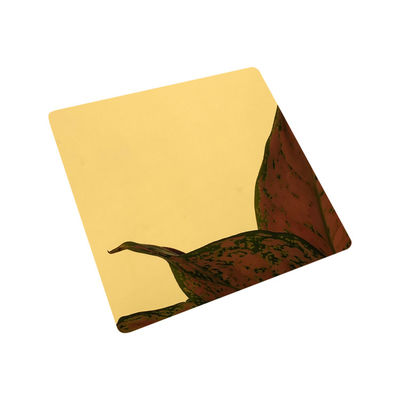 хорошая цена 304 титан листа нержавеющей стали декоративный PVD зеркала золота 4x8 покрыл онлайн