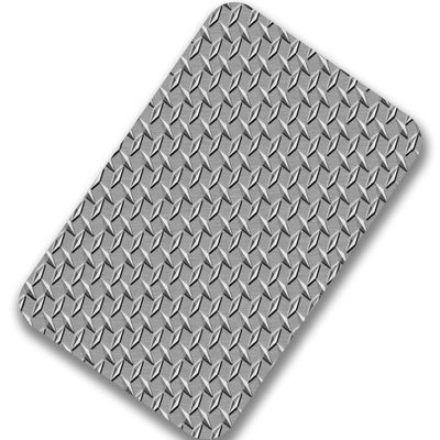 хорошая цена Checkered лист нержавеющей стали декоративные 201 1219x2438mm 0.3-3mm JIS онлайн