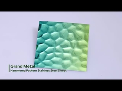 проштемпелеванная зеркалом потолочная коронка нержавеющей стали пульсации воды листа нержавеющей стали 8K 0.5mm