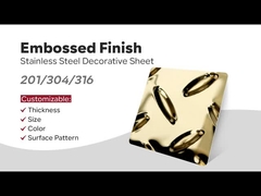 201 304 Золотой цвет покрытый 3 мм 2 мм штамповая поверхность противоскользящая нержавеющая сталь квадратная плита