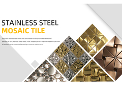 201 304 316 Металлическая мозаичная плитка Декоративная Мозаичная плитка из нержавеющей стали